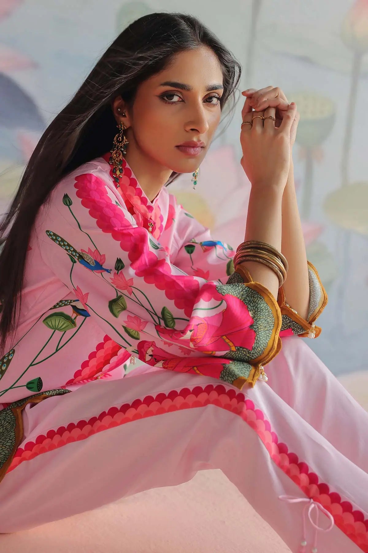 KAVYA EMBROIDERED KURTA SET 369