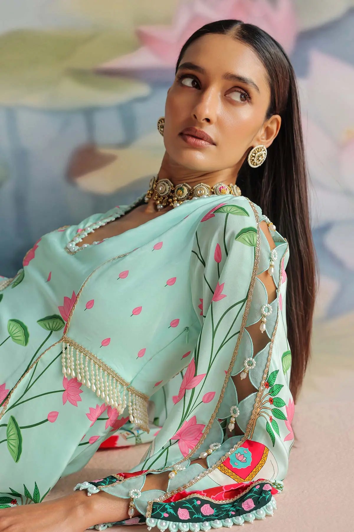 LAVINA EMBROIDERED KURTA SET 369