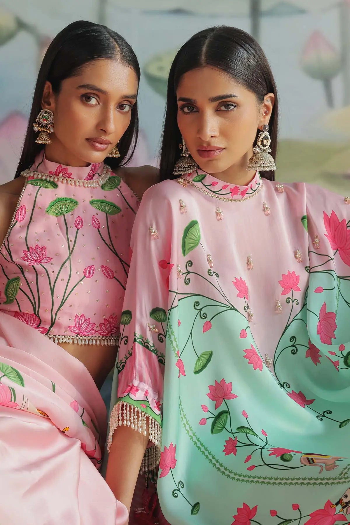 MEHER EMBROIDERED KAFTAN SET 369