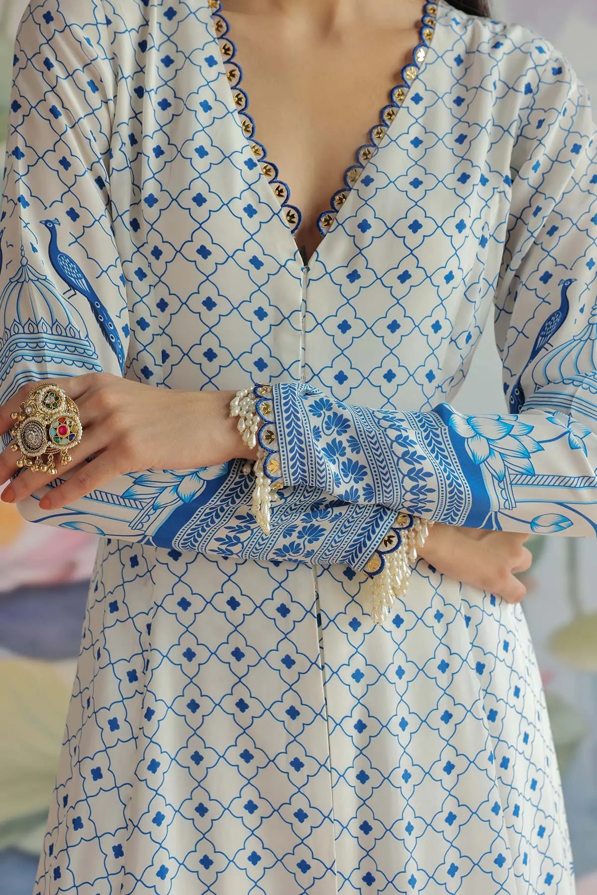 ALISHA EMBROIDERED KURTA SET 369