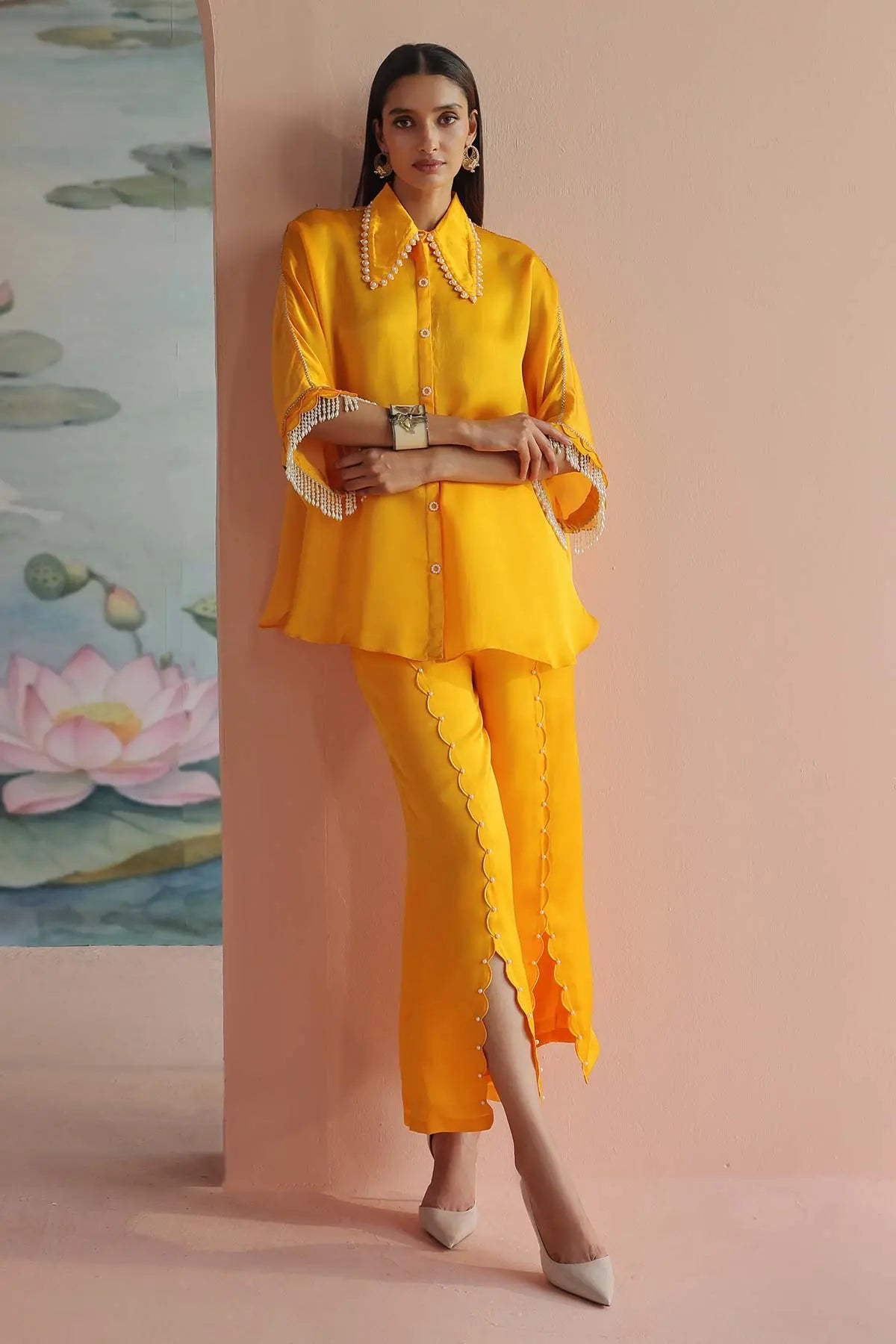 SAVI EMBROIDERED CO-ORD SET 369