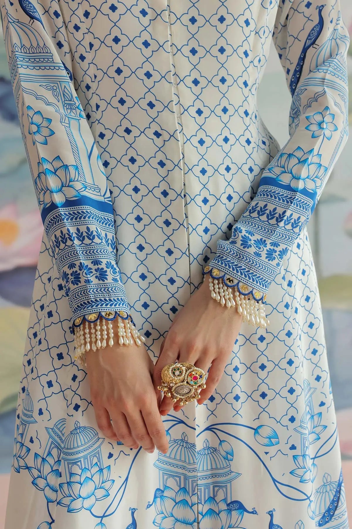 ALISHA EMBROIDERED KURTA SET 369