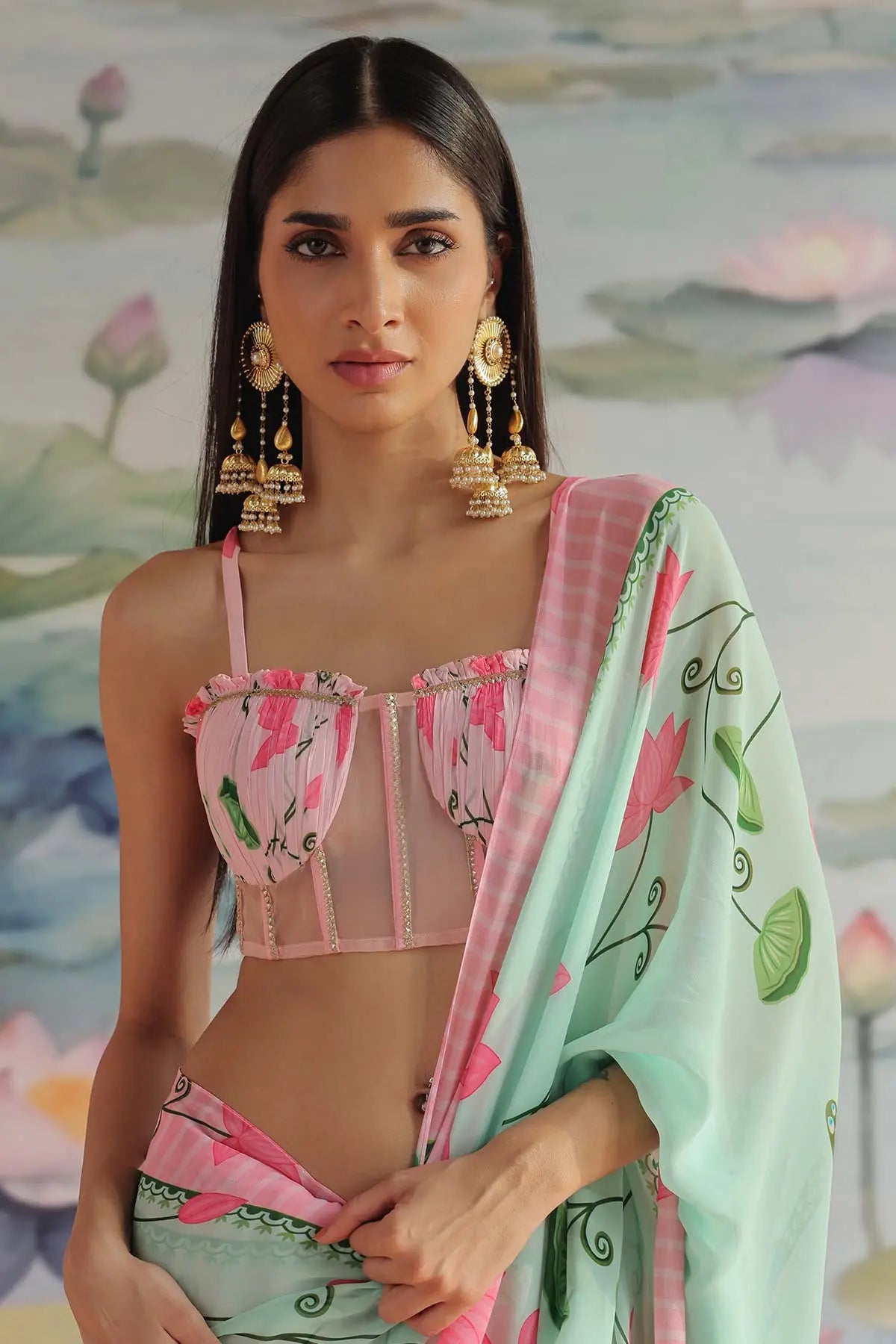 BHAVIKA STATEMENT CORSET BLOUSE 369