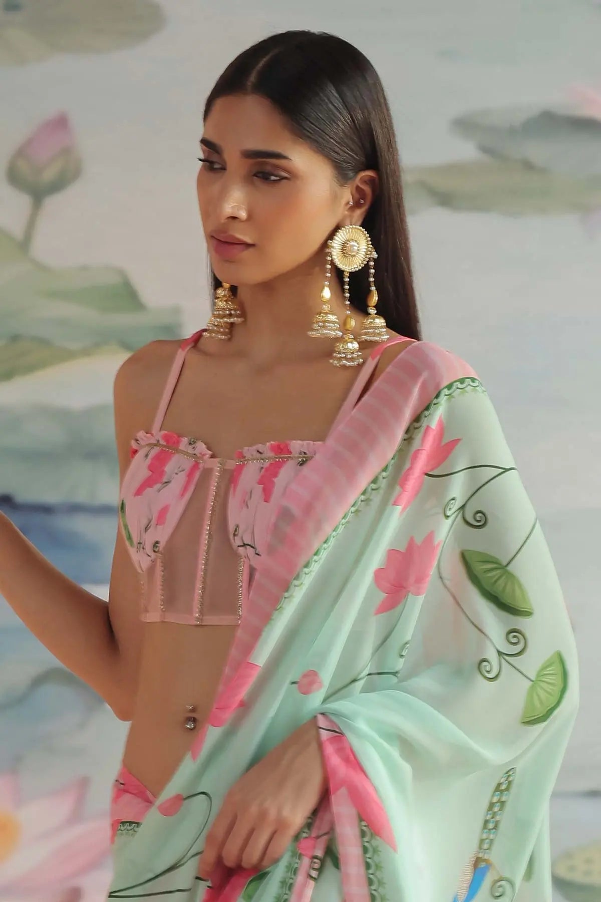 BHAVIKA STATEMENT CORSET BLOUSE 369