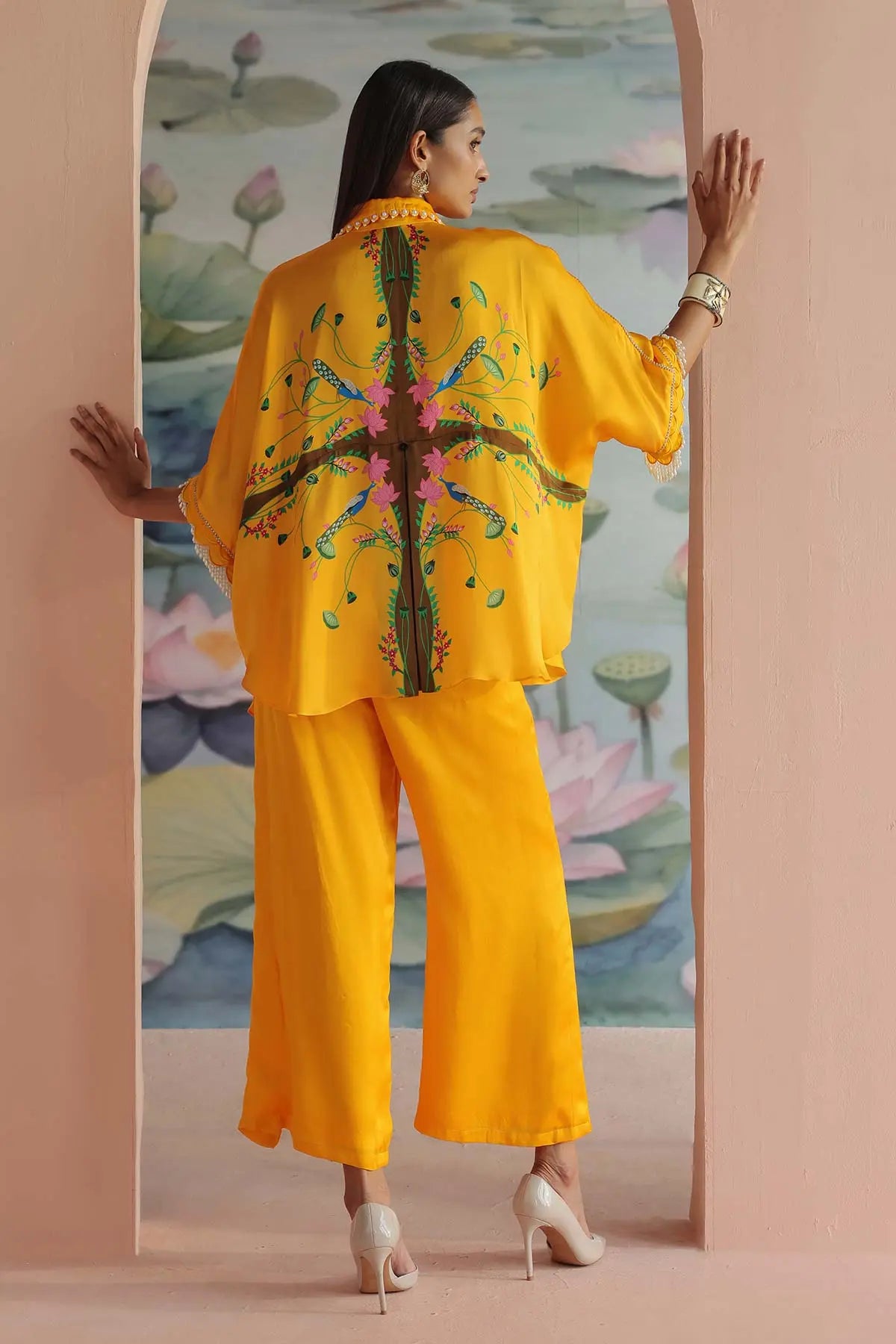 SAVI EMBROIDERED CO-ORD SET 369