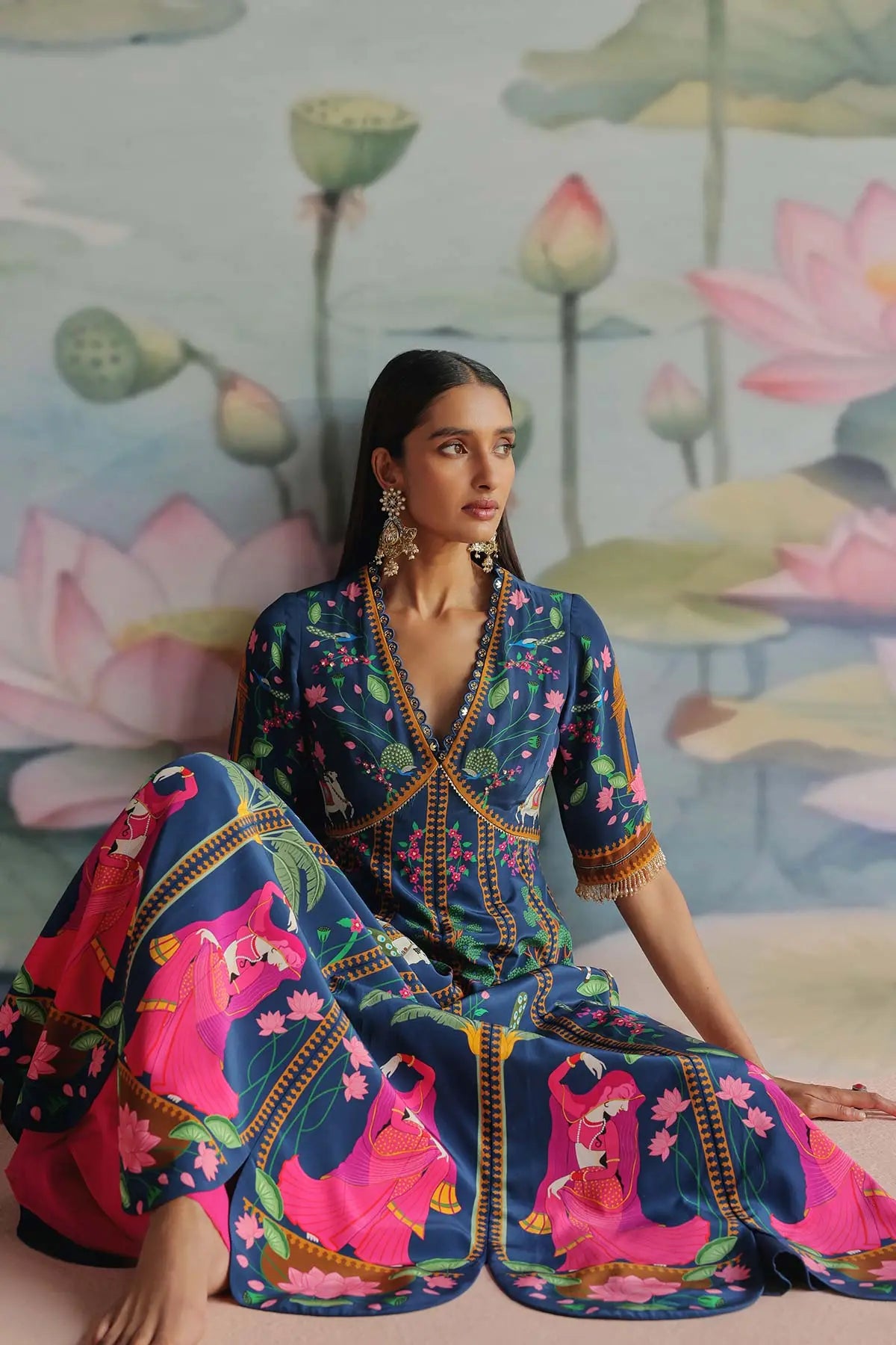 KIARAA EMBROIDERED KURTA SET 369