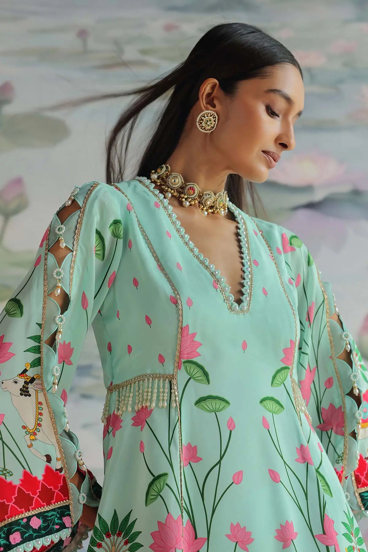 LAVINA EMBROIDERED KURTA SET 369