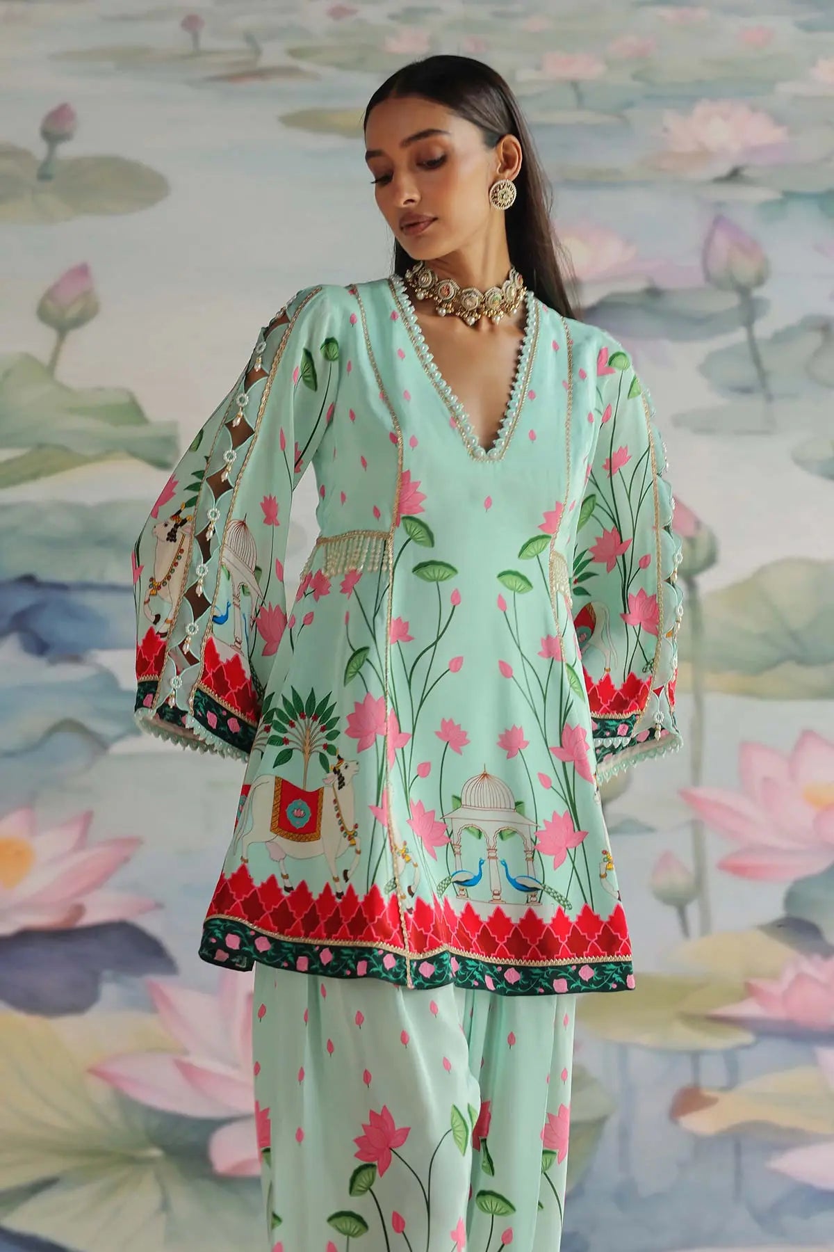 LAVINA EMBROIDERED KURTA SET 369