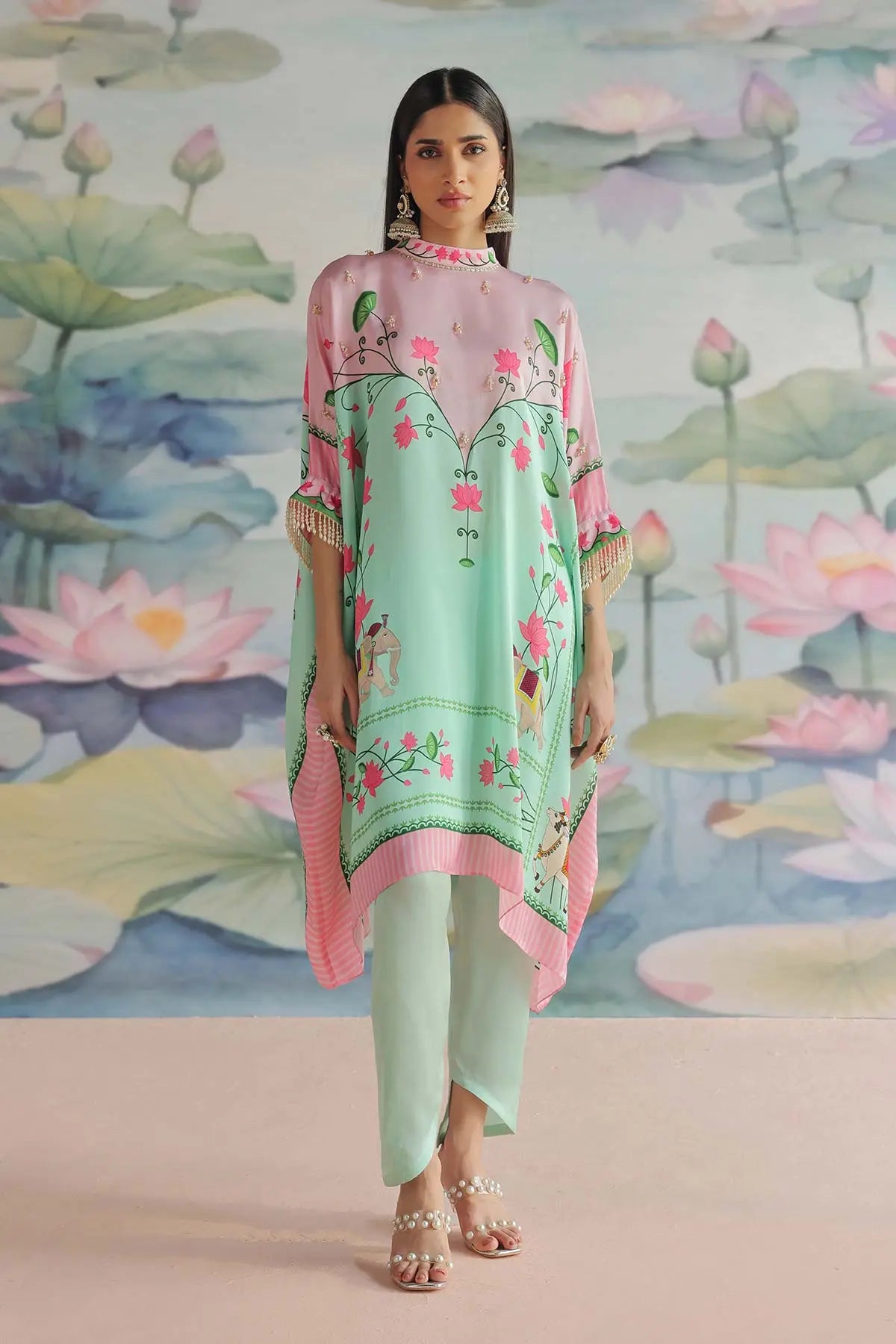 MEHER EMBROIDERED KAFTAN SET 369