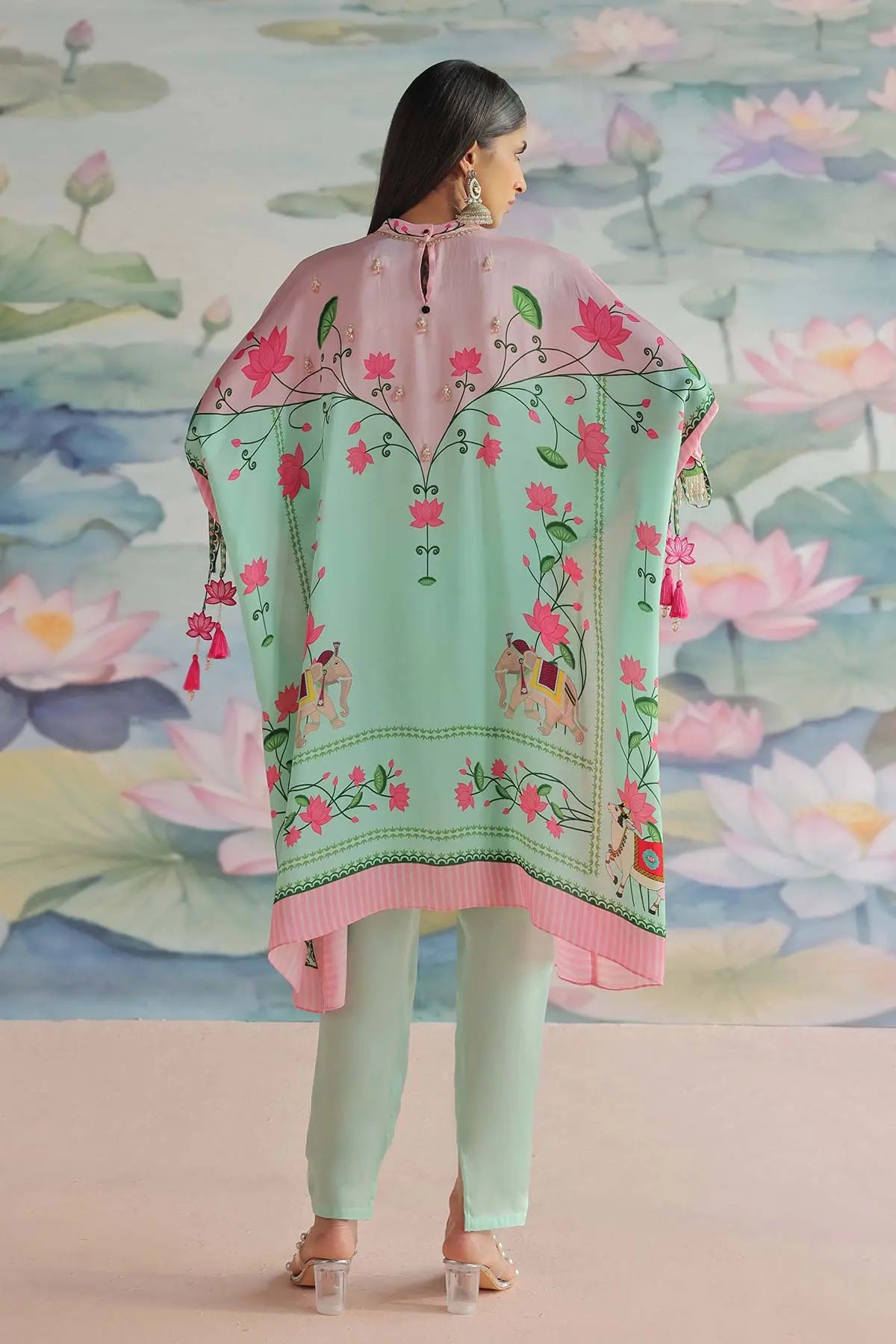 MEHER EMBROIDERED KAFTAN SET 369