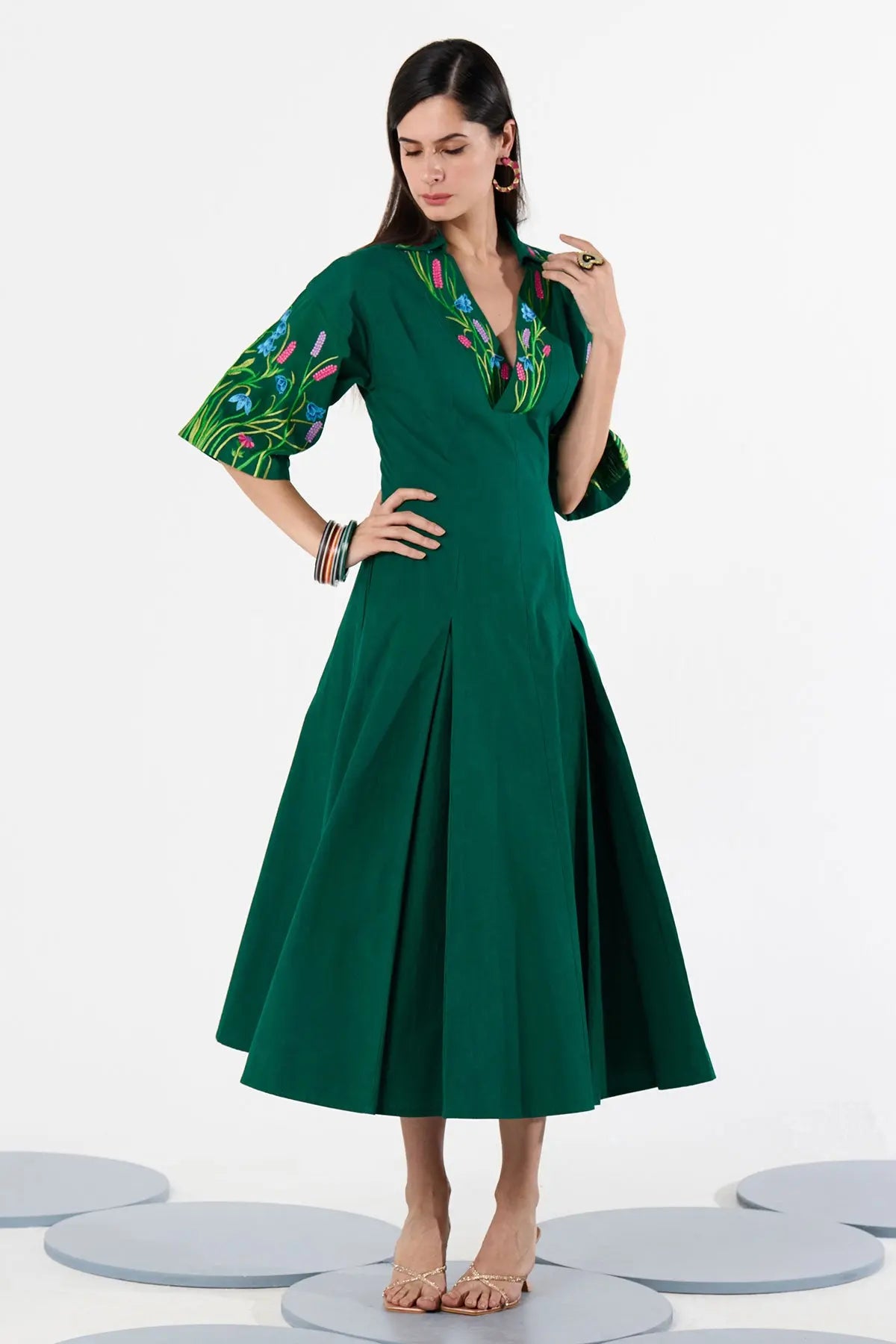 VINAYA EMBROIDERED DRESS 369