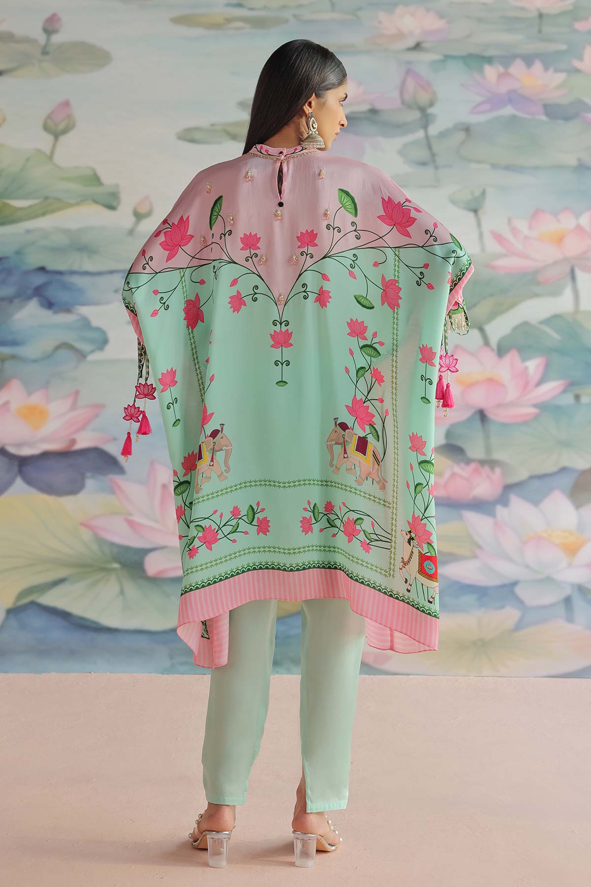 MEHER EMBROIDERED KAFTAN SET